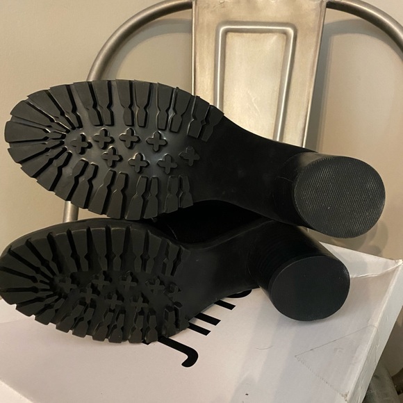 Find, Block Heel Ankle Bootie, Black sz10w New! - Picture 5 of 6